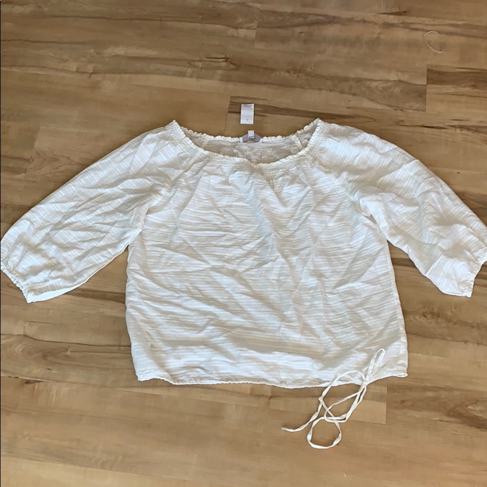 Bubble sleeve blouse